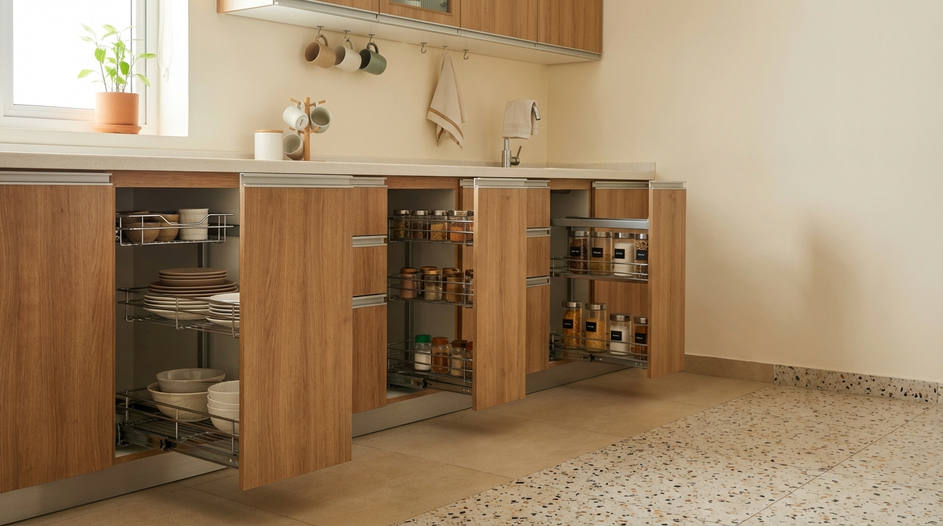 किचन ट्रॉली डिजाइन: 20+ मॉड्यूलर किचन ट्रॉली आइडियाज (2026)