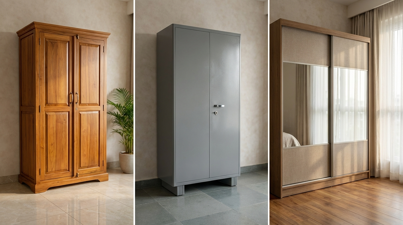 Almirah Design Ideas: 25+ Wooden, Steel & Modern Almirah for Bedroom with Price Guide