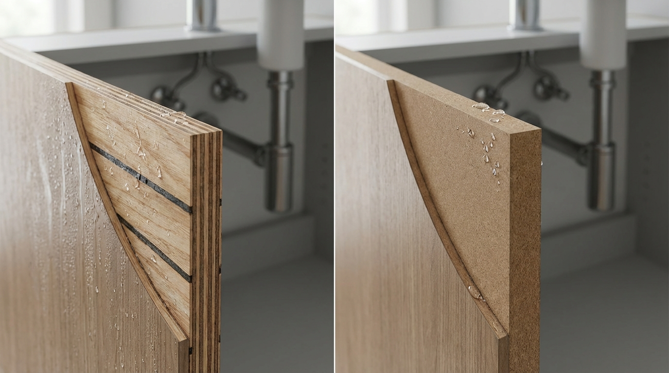 Bathroom Cabinets: BWP HDF vs Marine Plywood – Which is Better?