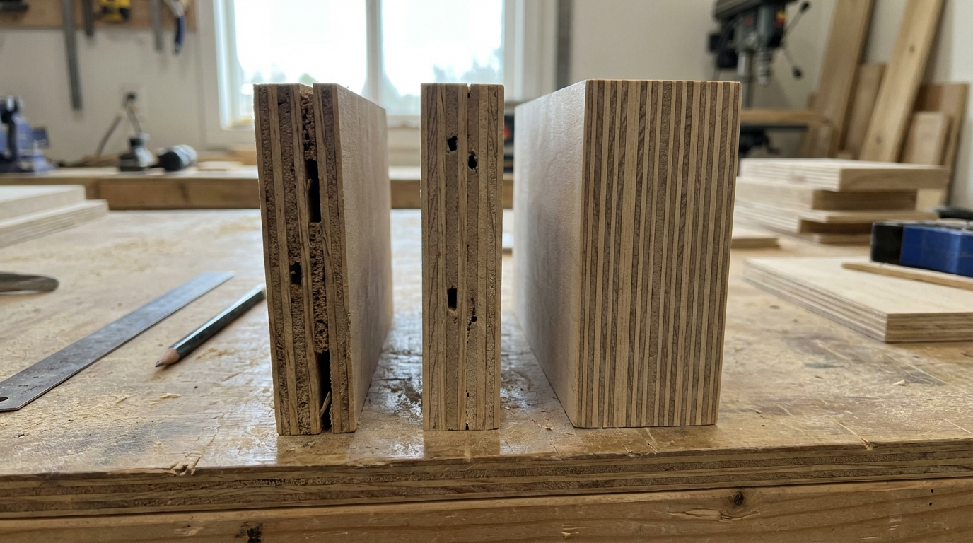 Best plywood for kitchen cabinets: grade, thickness & core