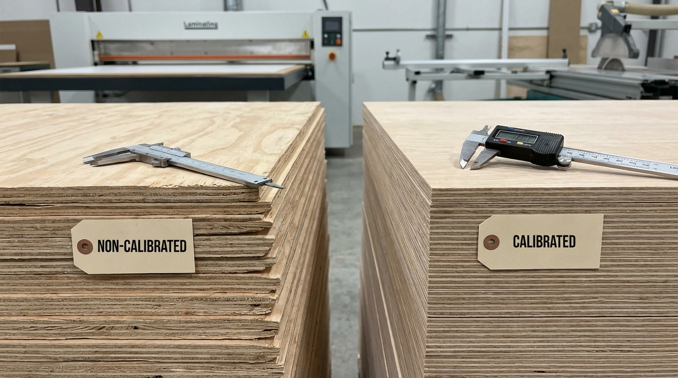 Calibrated vs Non Calibrated Plywood