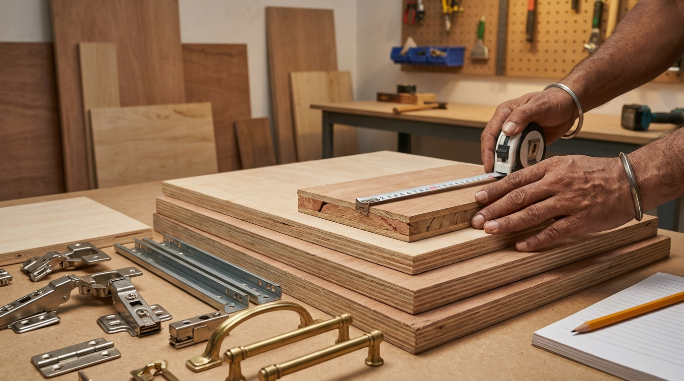 Carpenter Rate Guide 2026: Labour Charges for Furniture, Wardrobe & Kitchen in India