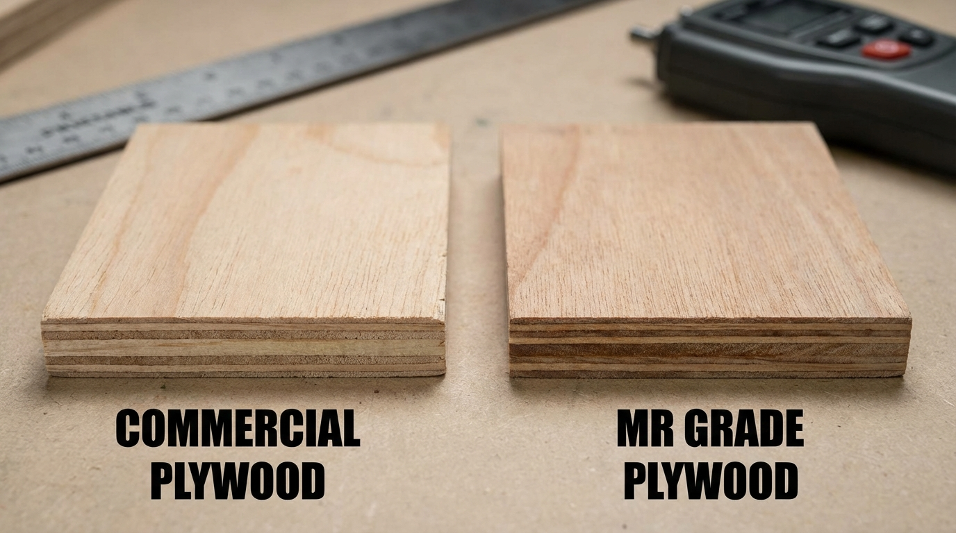 Commercial Plywood vs MR Plywood