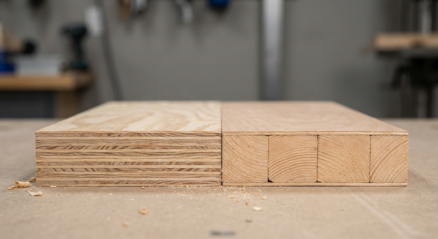 Difference Between Plywood and Blockboard