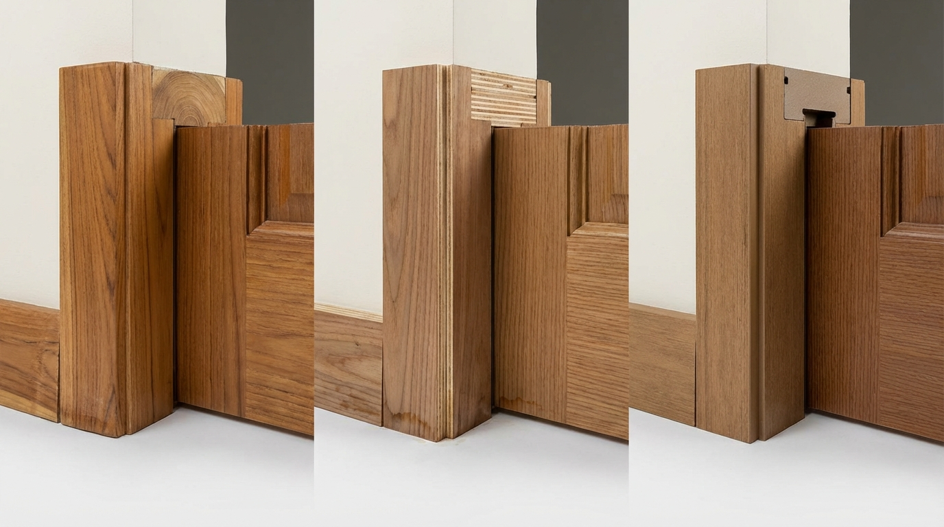Door Frame Material Guide: Solid Wood vs Engineered Wood vs WPC (Cost, Durability & Best Choice)
