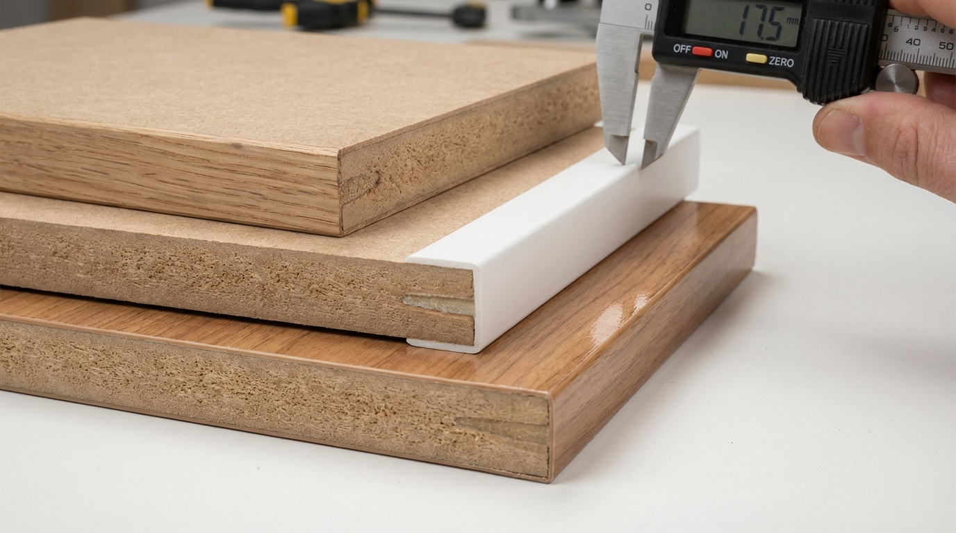 Edge Banding for MDF: PVC vs ABS vs Veneer + Which Thickness to Choose
