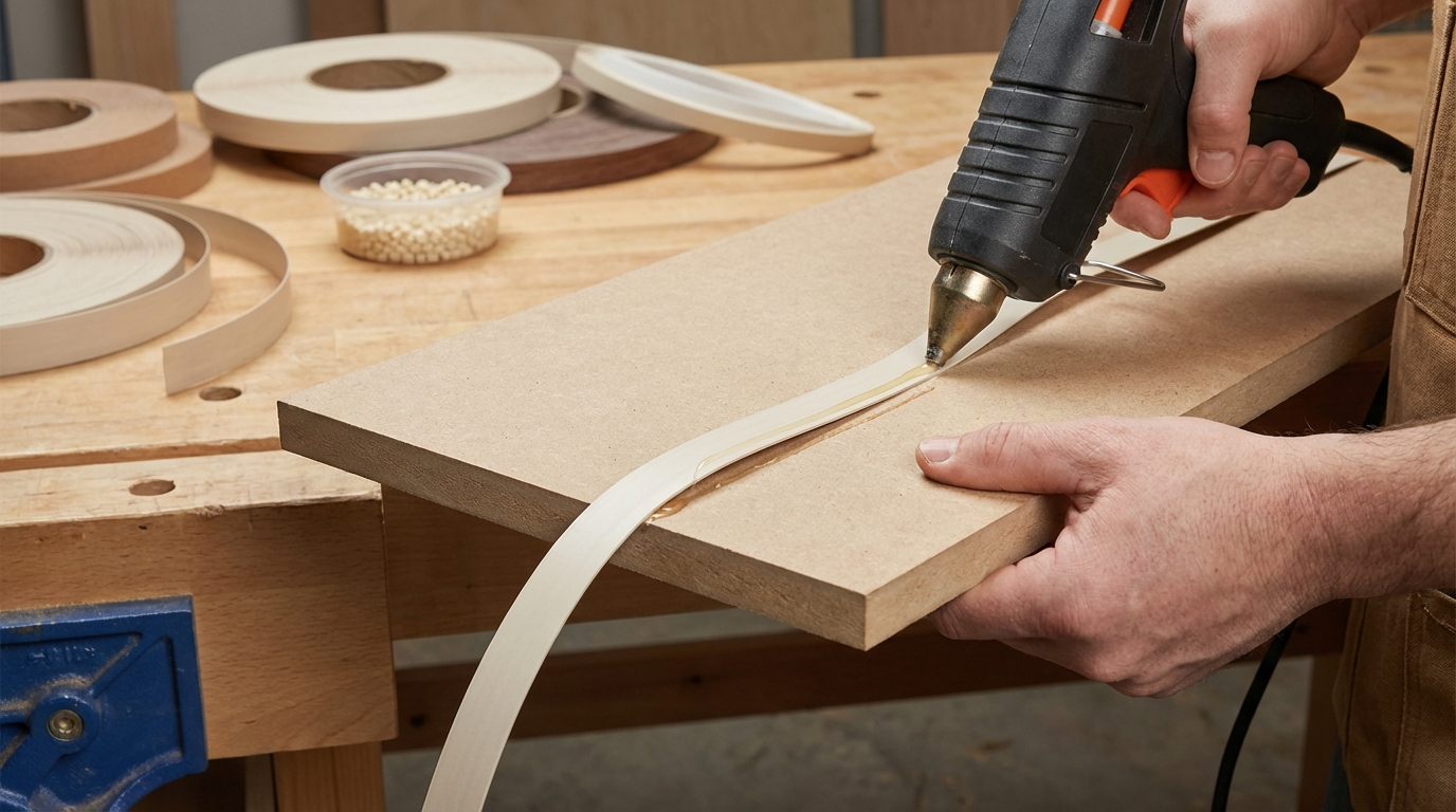 Edge banding for MDF: thickness, glue and failure fixes