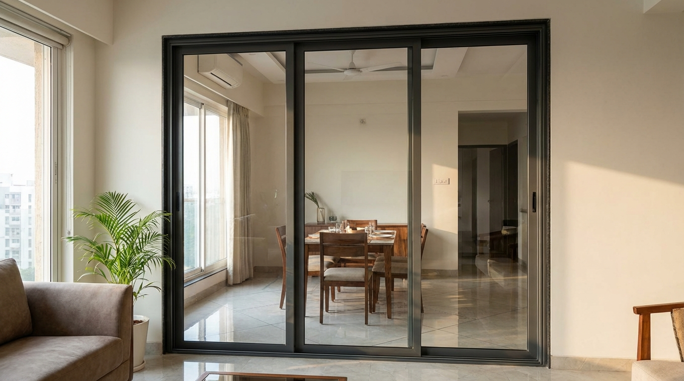 Glass Door Design: 25+ Modern Sliding, Partition & Main Door Ideas for Indian Homes