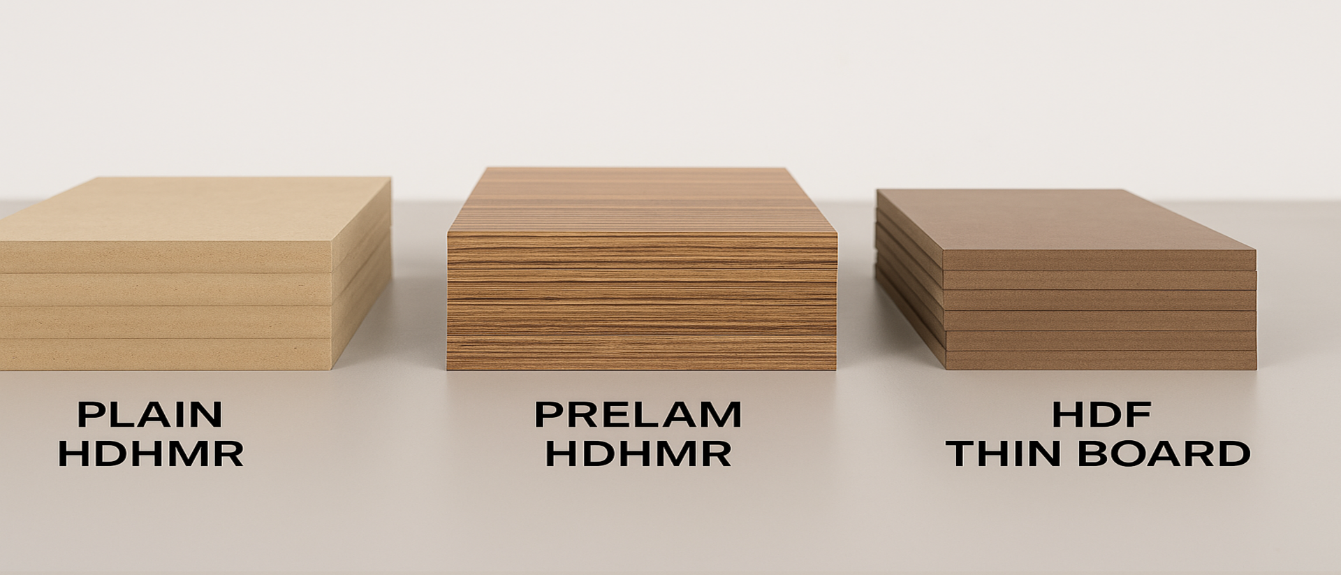 HDHMR Grades & Types Explained – Plain, Prelam & HDF
