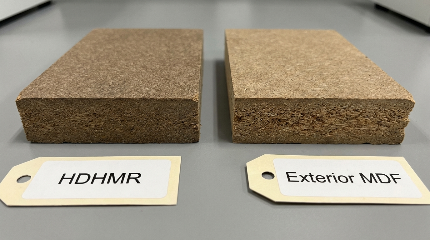 HDHMR vs Exterior MDF