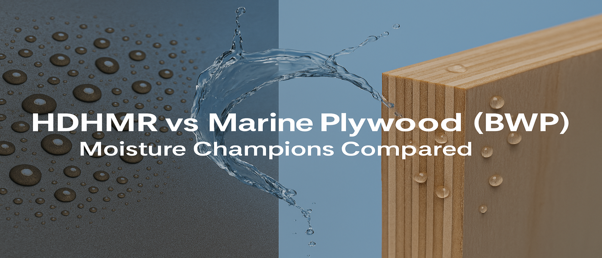 HDHMR vs Marine Plywood (BWP) – Which Moisture-Resistant Board Wins?