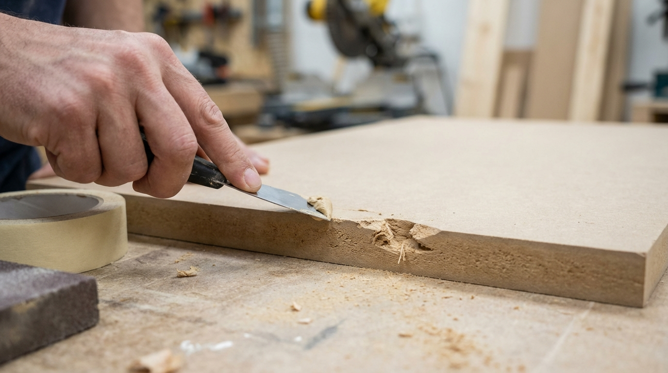 How to Fix Chipped MDF Edges: Quick Repairs Before Laminate/Paint