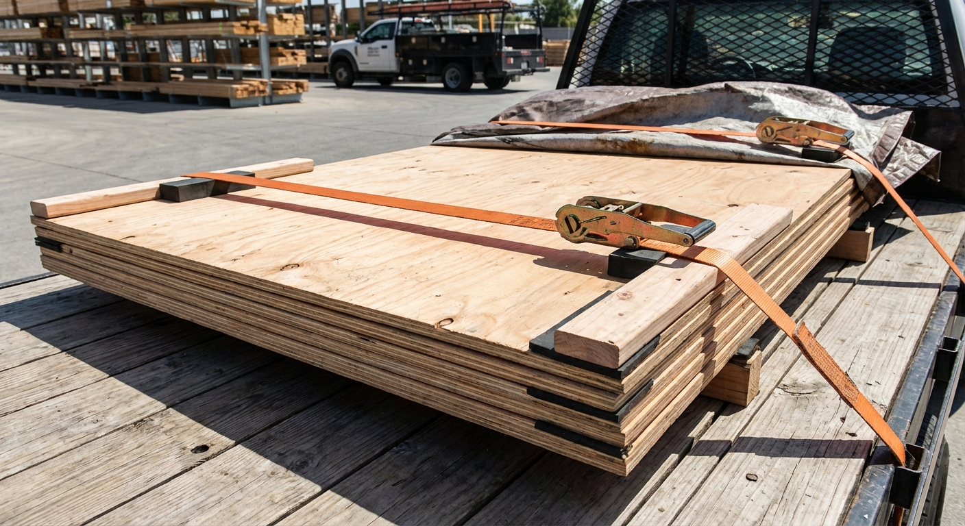 How to Transport Plywood Safely