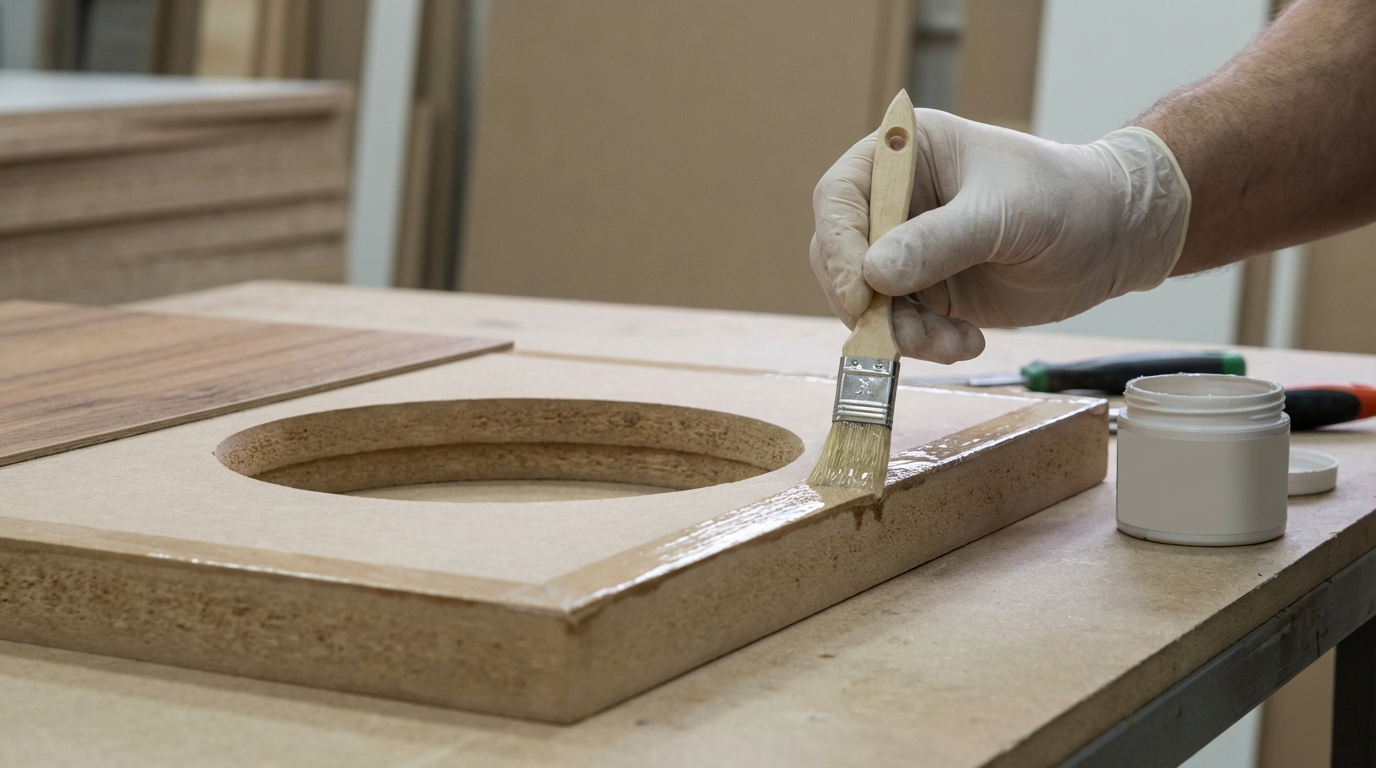 How to Waterproof MDF (Realistically): Sealing Edges, Joints & Cutouts