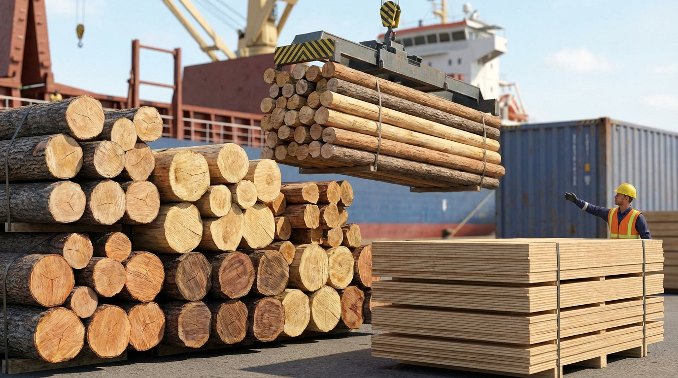 Impact of Timber Imports on Plywood Prices