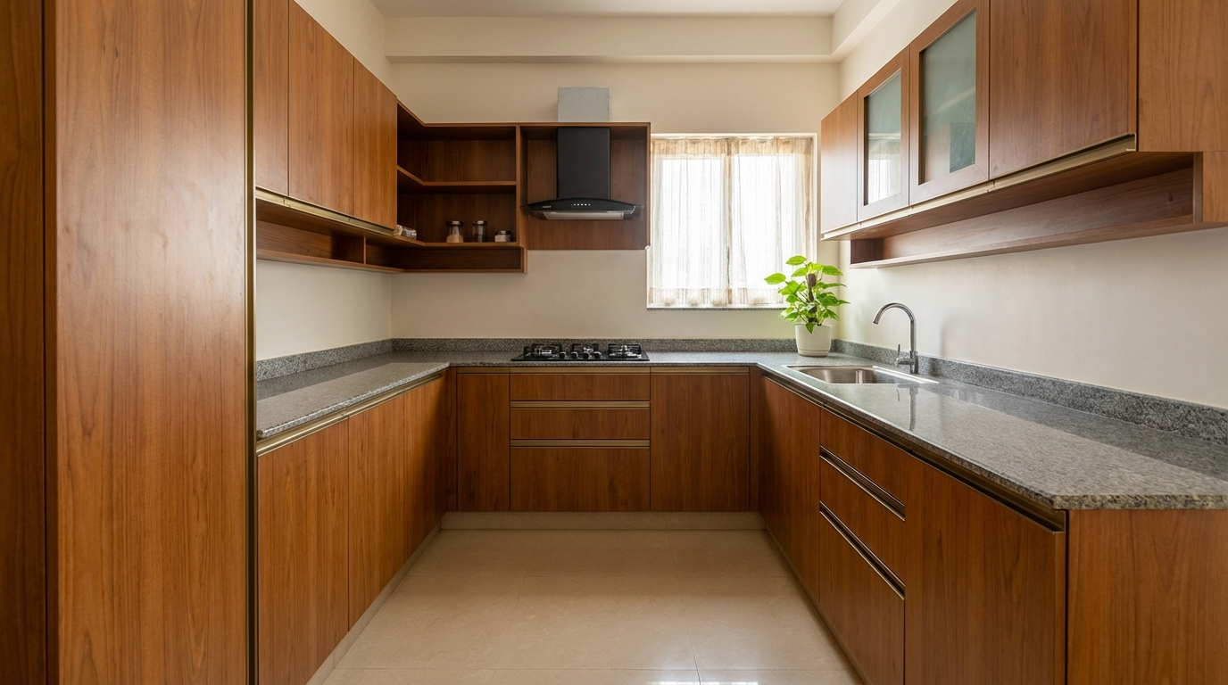 L-Shaped Kitchen Design: 35+ Modern Layouts with Size Guide & Material Tips