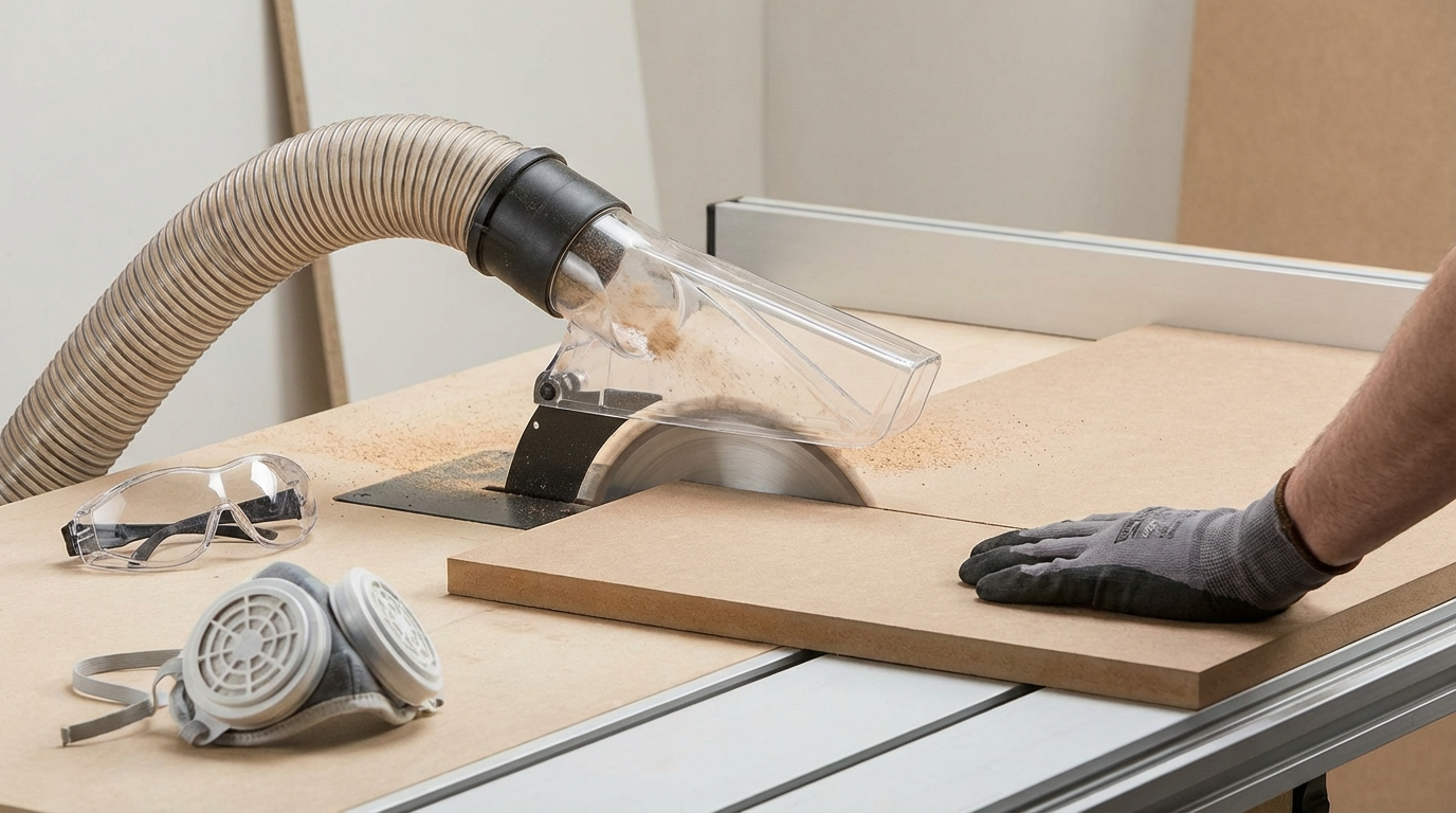 MDF Dust Safety: Masks, Extraction & Workshop Habits That Actually Help