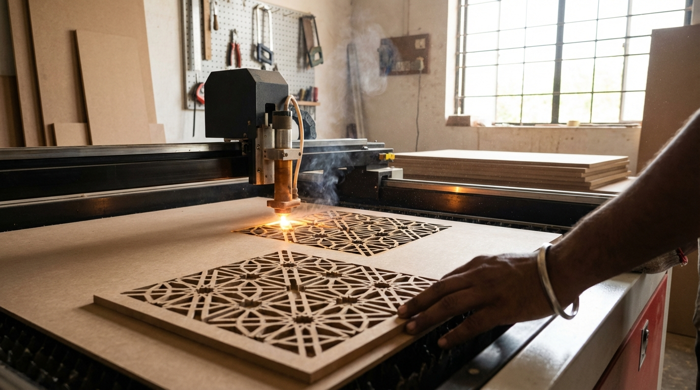 MDF Laser Cutting: Guide for CNC & Design Projects