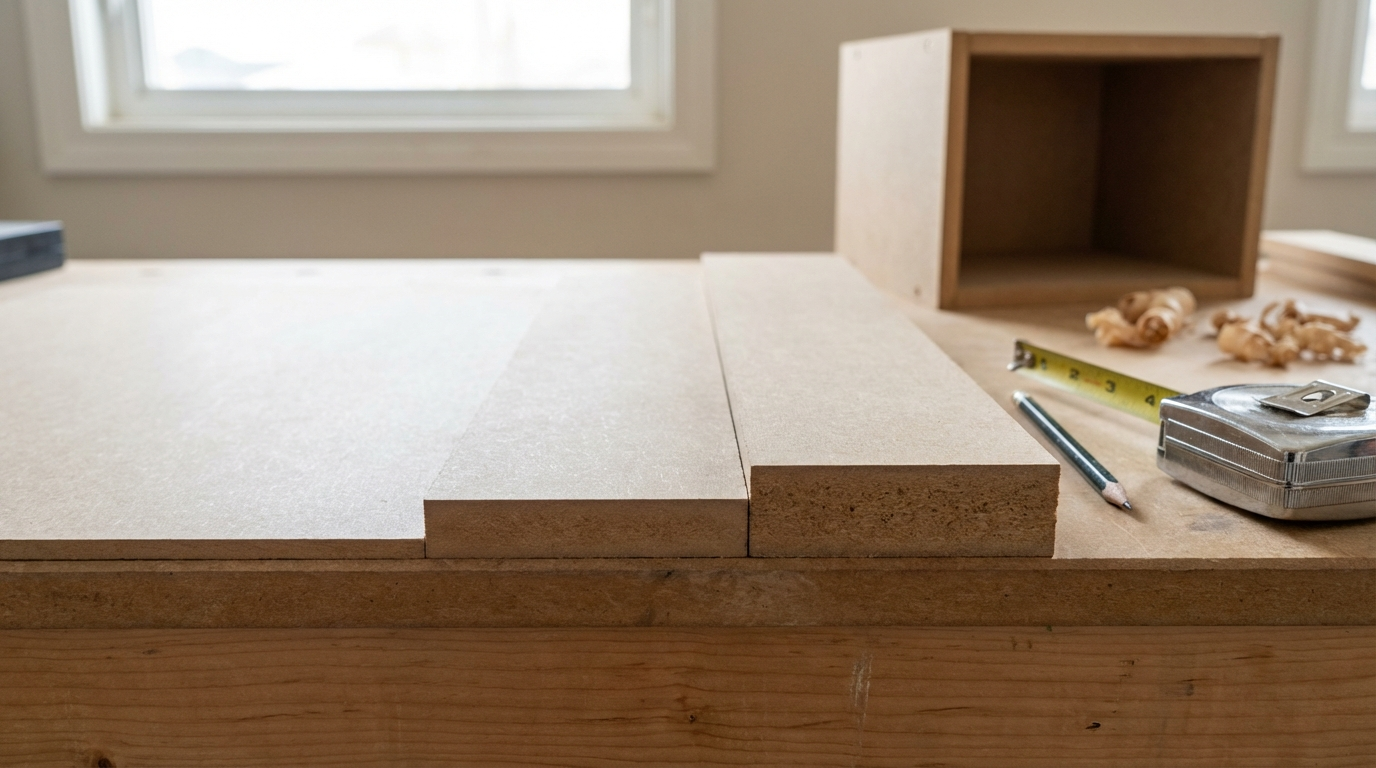 MDF thickness guide: 6mm, 12mm, 18mm and when to use