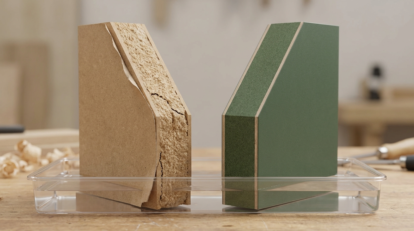 MDF vs HDHMR: which board is better for kitchen shutters?