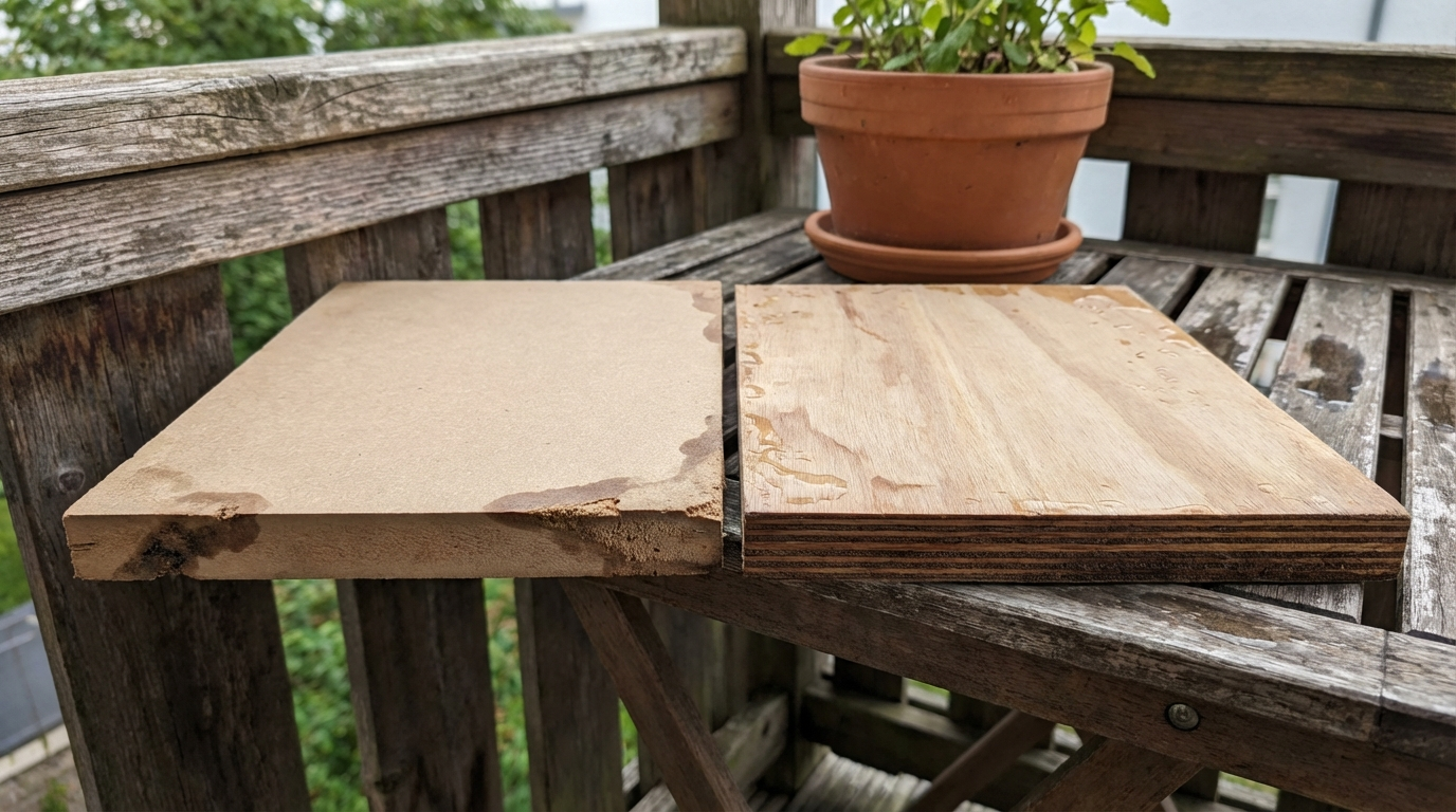 MDF vs plywood for balcony: what to pick (India)