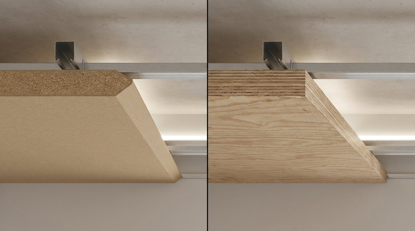 MDF vs plywood for false ceiling: what to pick (India)
