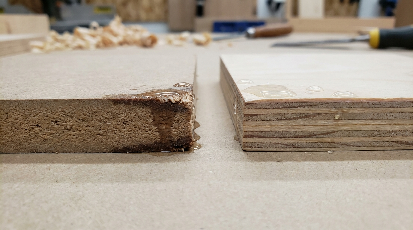 MDF vs plywood for kitchen: what to pick (India)