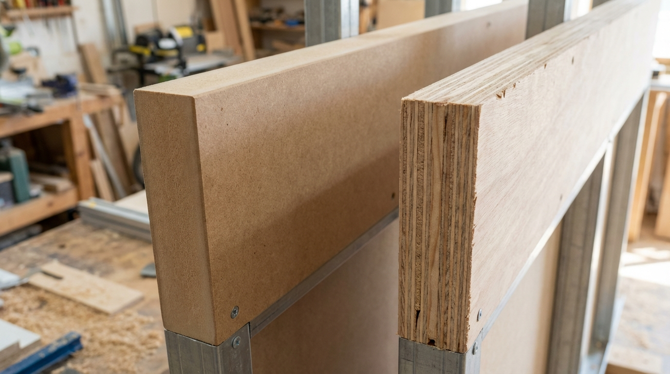 MDF vs plywood for partitions: what to pick (India)