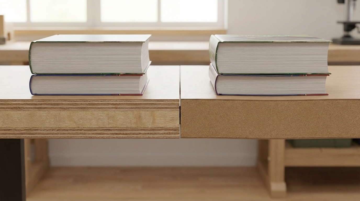 MDF vs plywood for study table: what to pick (India)