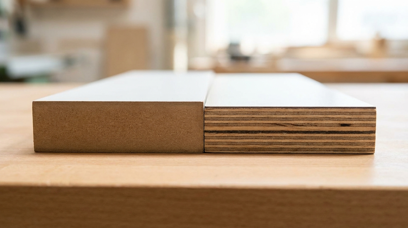 MDF vs plywood for tv unit: what to pick (India)