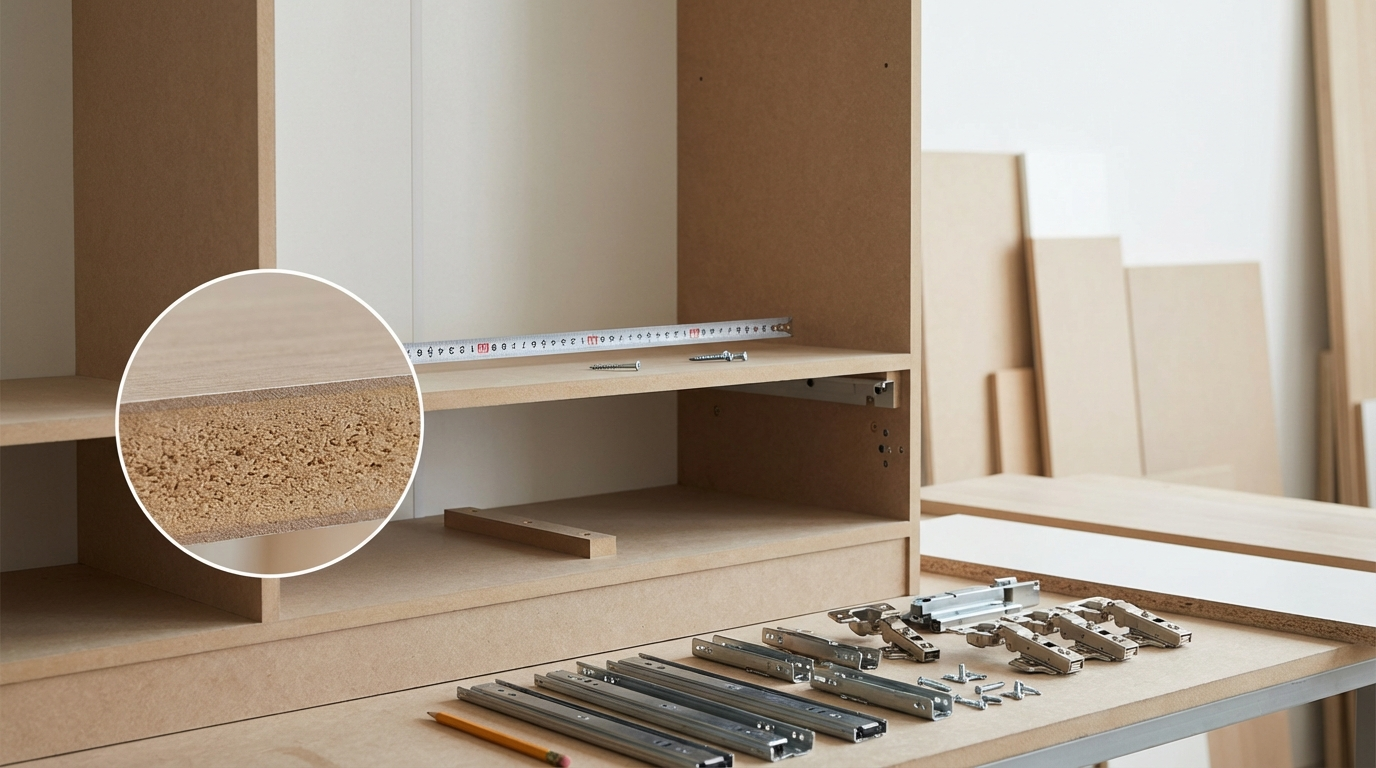 MDF Wardrobe Design Guide: Internal Layout, Shelf Spans & Hardware Checklist