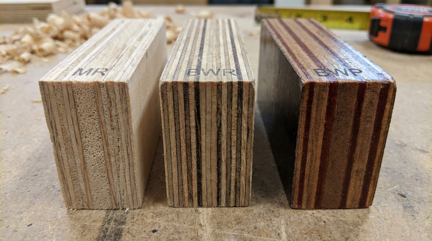 MR vs BWR vs BWP Plywood