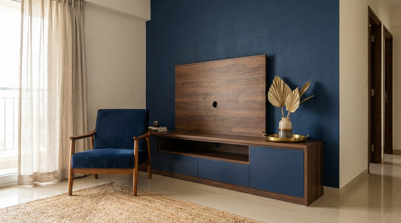 Navy Blue Interior Design: 35+ Wall, Bedroom & Kitchen Ideas for Modern Indian Homes