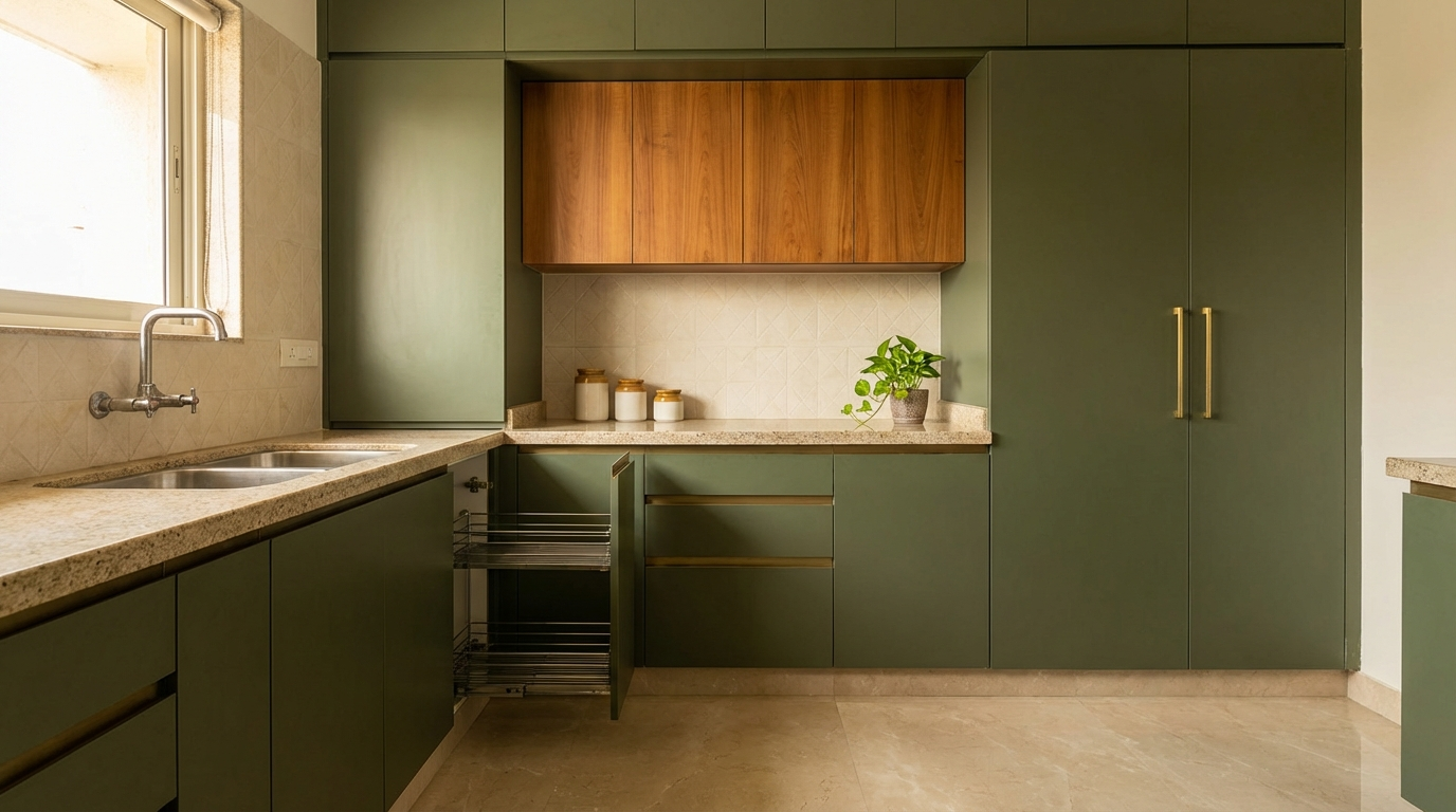 Olive Green Color in Interior Design: 30+ Ideas for Walls, Kitchen & Furniture