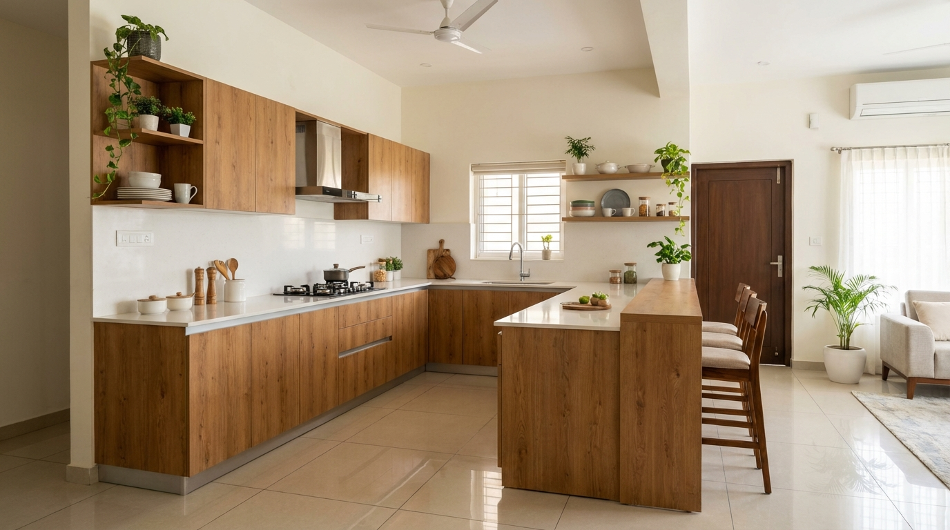 Open Kitchen Design Ideas: 40+ Modern Layouts with Pros-Cons & Space Planning Guide