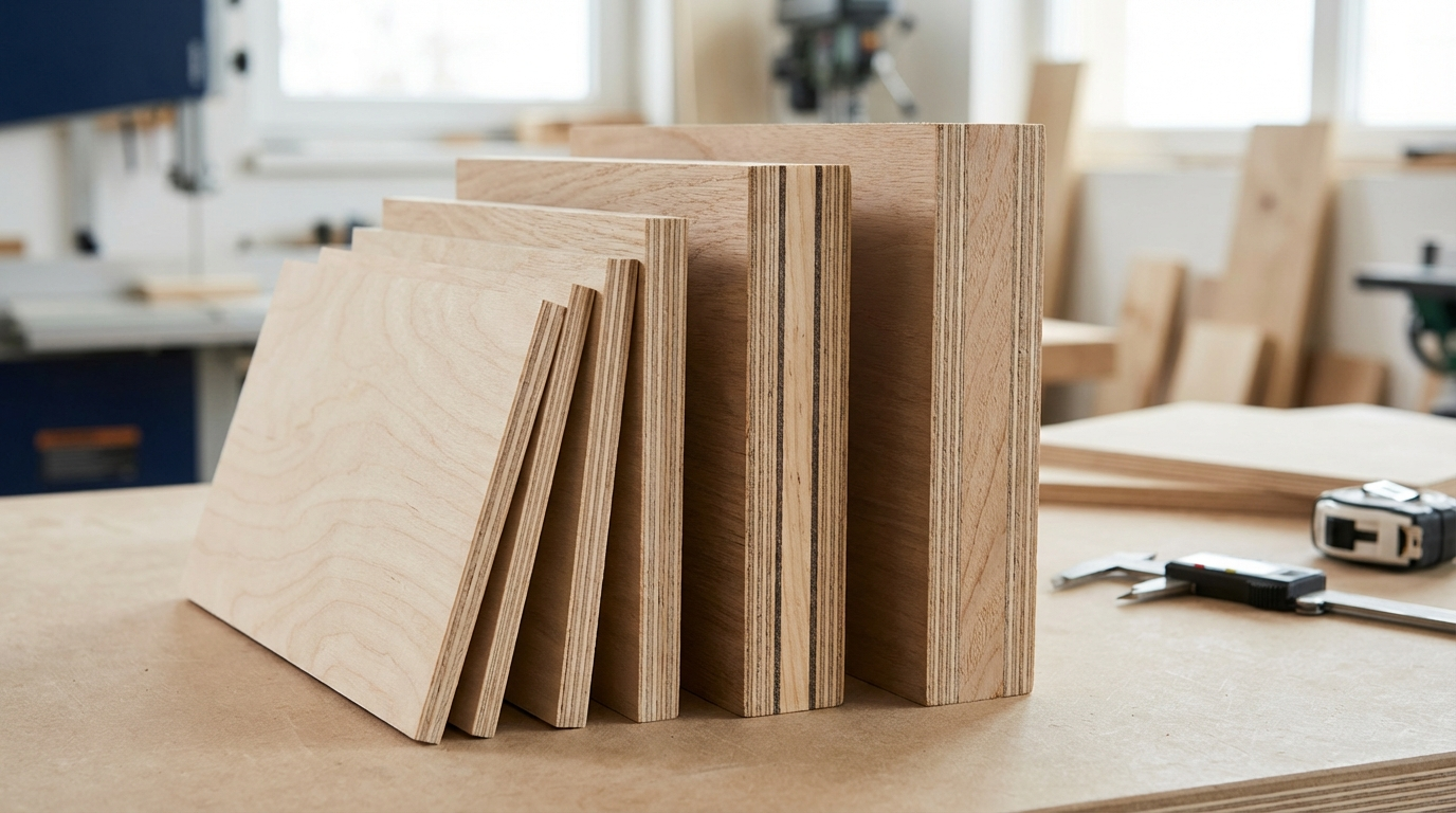Plywood thickness guide: 6mm to 25mm (use-cases)