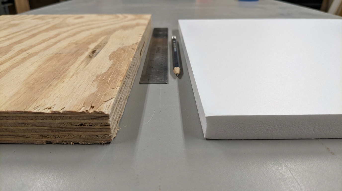 Plywood vs Foam Board
