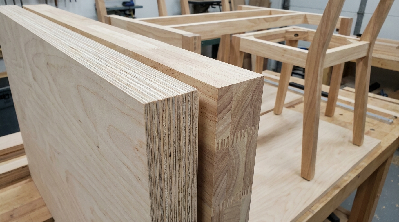 Plywood vs Rubberwood