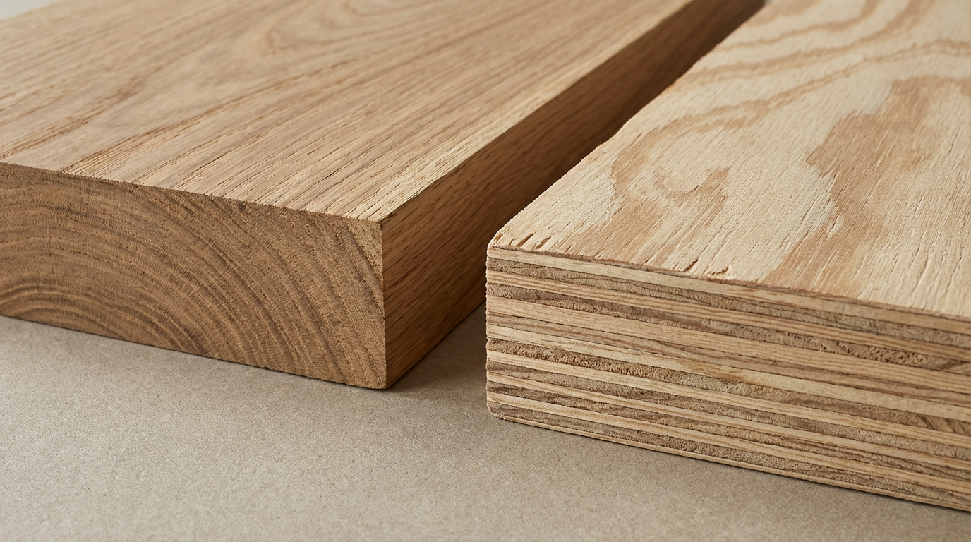 Plywood vs Solid Wood