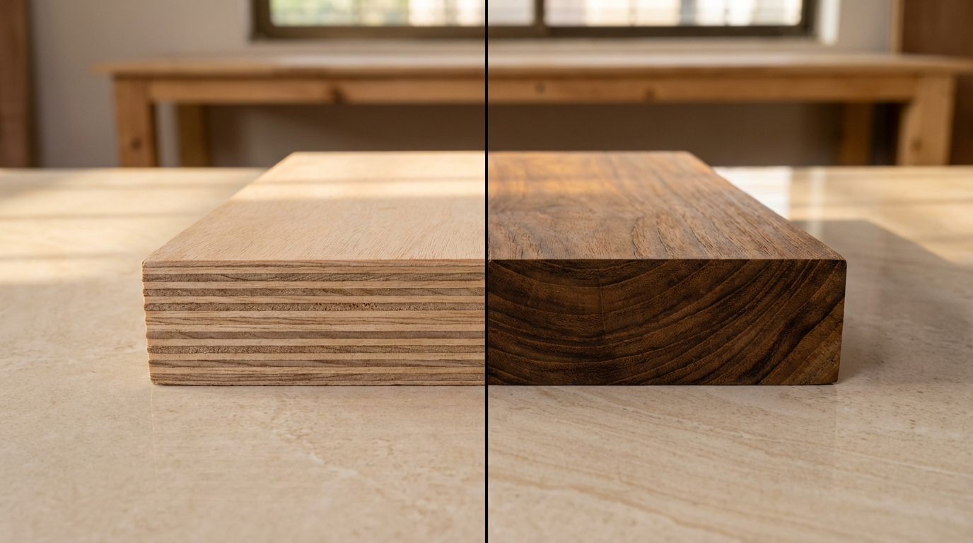Plywood vs Solid Wood: Which is Better for Furniture, Doors & Interiors in India
