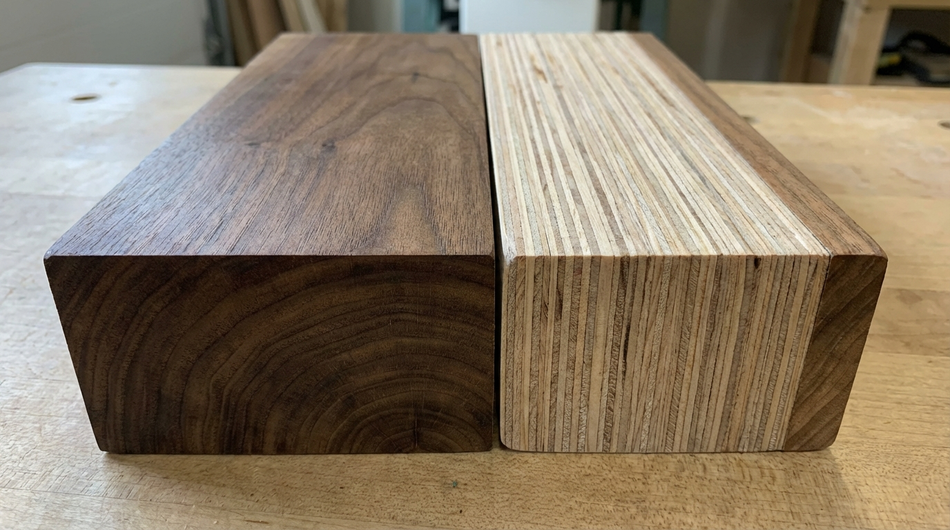 Shift from Solid Wood to Plywood