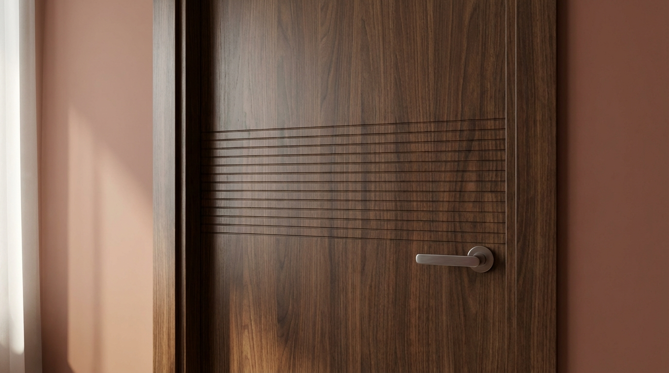 Veneer Groove Door Designs: Modern Door Ideas for Your Home