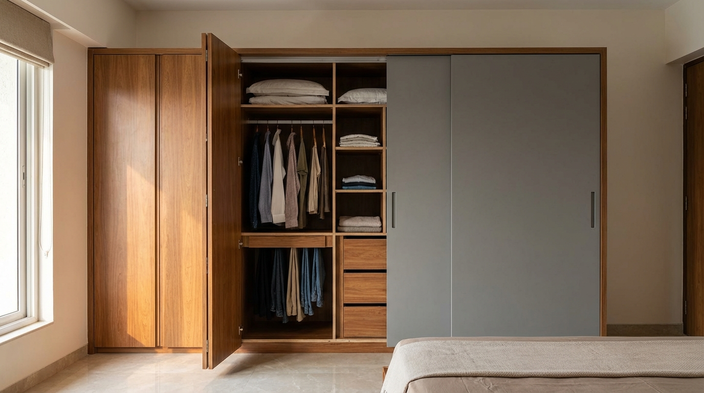 Wardrobe Design for Bedroom: 50+ Modern Ideas with Storage, Materials & Size Guide