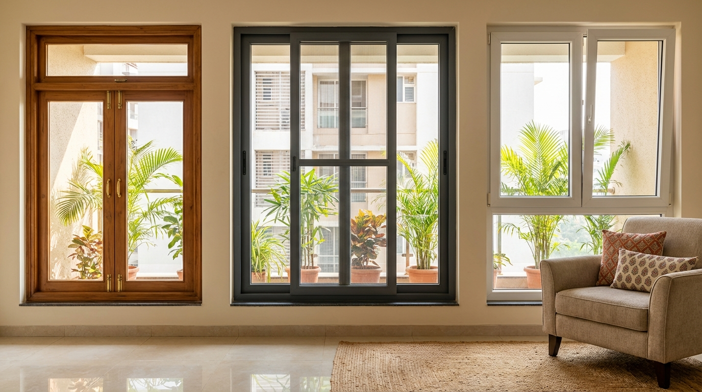 Window Design Ideas: 30+ Modern Wooden, Aluminium & UPVC Window Styles for Indian Homes