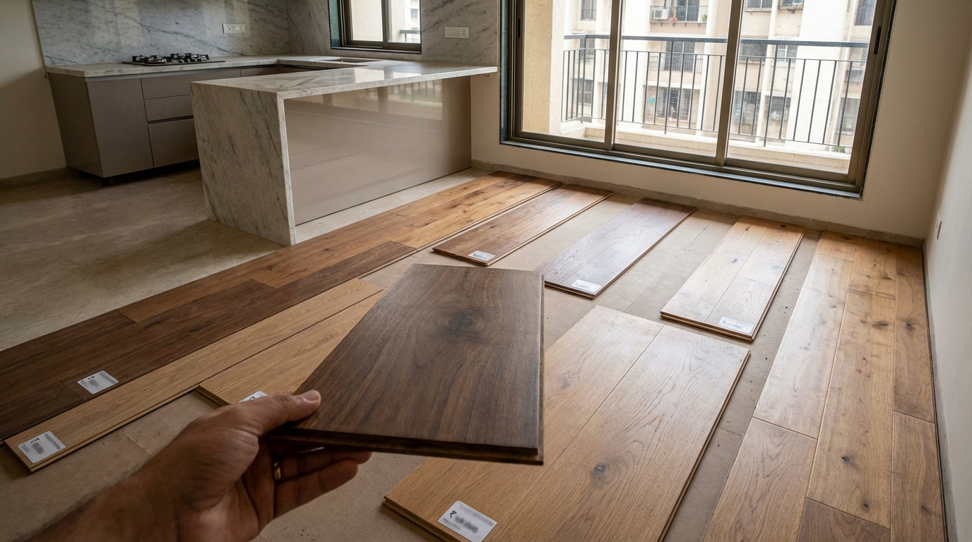 Wooden Flooring Cost in India 2026: Room-wise & Type-wise Price Calculator